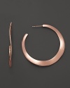 From the Rosé collection, #3 hoop earrings. Designed by Ippolita.