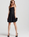 Channel your romantic side in this Lilly Pulitzer strapless dress, rendered in playful black lace. Polish off the poised look with timeless pumps.