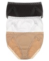 Ooh la la, a sultry french cut panty with ornate lace trim from Natori.