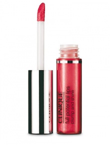 Triple-action plumping gloss instantly and gently creates a fuller, lusher look. The plush effect lingers up to 6 hours. With continued use, peptides prompt skin's natural collagen production to foster a smoother, more defined look. Builds moisture cushion, too. How to use: To see the greatest plumping effect, apply to clean, bare lips. At first, you may feel a mild tingle. Can also be worn over lipstick for a lip-magnifying shine. 