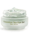 This luxurious gel has a rich antioxidant blend of Cucumber and Green Tea for long term skin protection and real nourishment. The serum's antioxidant blend hydrates the delicate area around eyes and helps reduce puffiness. The gentle tingle awakens eye are for a instant refreshment and bright eyes. 0.5 oz. 