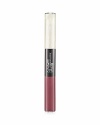 Specially packaged for the Tabloid Beauty collection: a long-wearing lipcolor that applies in two quick steps. Stroke on the specially formulated color base, flip the stick, and apply the clear gloss. Soft and comfortable on. Kiss, drink, eat. Doesn't smudge, run, transfer or feather - proven to provide up to eight hours of transfer-free wear. Best removed with Cleanse Off Oil.