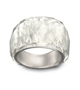 You're sure to make a stylish statement with Swarovski's simple yet substantial crystal cocktail ring. Crafted in silver tone mixed metal, it's available in a classic clear crystal version, in addition to a choice of rose or teal. Size 8.