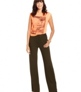 These RACHEL Rachel Roy wide-leg trousers add instant polish to day-to-night looks -- perfect for desk-to-dinner days!