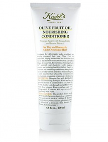 Formulated for dehydrated, under-nourished, and damaged hair, this lightweight, easily-rinsed conditioner deeply moisturizes and restores a healthy look to hair. Formula mimics natural oils that coat healthy hair Blend of avocado oil, lemon extract, olive fruit oil Locks are left shiny, soft without added weight Ideal for sun, chemical or heat damaged hair Olive Fruit Oil Conditioner, 6.8 oz.