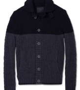 Comfortable and contemporary, this Guess cardigan is the perfect winter companion.