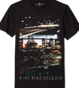 Let your sense of style shine brighter than the skyline in this slick Marc Ecko Cut & Sew tee.