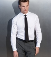 Your look is all set. This shirt and tie combo from INC International Concepts is style in a second.