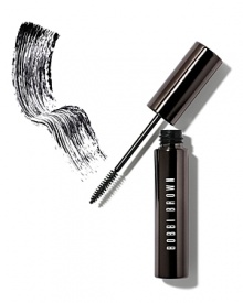 Bobbi Brown's longest-lasting mascara not only delivers lush, thick lashes but can stand up to elements (and even a few tears) for up to 16 hours. For maximum volume and results, Bobbi Brown designed a new brush with unique bristles that easily reaches small lashes and instantly builds lashes without clumping. Best of all? There's no need for an eye makeup remover, because Intensifying Long-Wear Mascara washes off effortlessly with warm water.