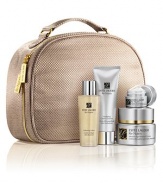 Give her skin every advantage with this incredibly luxurious gift. Re-Nutriv Intensive Age-Renewal Luxuries brings her four essentials that feel like pure indulgence and deliver breathtaking results. All together in a deluxe travel case. Limited-time collection includes Re-Nutriv Intensive Age-Renewal Creme (1.7 oz.), Intensive Softening Lotion (1.7 oz.), Intensive Age-Renewal Eye Creme (0.24 oz.) and Intensive Age-Renewal Creme Cleanser (1.7 oz.). 