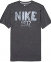 The old always becomes new again. That's why this vintage-style t-shirt from Nike will always have classic style.