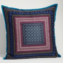 Inspired by the ornate brocade patterns of Morocco, this Euro sham adds an air of mystique to any decor.