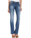 In a classic bootcut style, these GUESS jeans are perfect as your fall go-to denim staple!