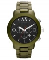 Take on the day with this durable AX Armani Exchange watch.