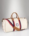 Our cotton twill duffle celebrates Team USA's participation in the 2012 Olympic Games and is finished with signature embroidery and timeless details.