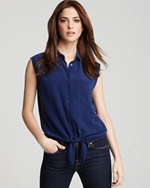 Equipment Blouse - Tie Front