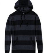 The perfect pullover, this Retrofit hooded sweater has a classy preppy personality.