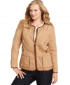 Layer your fall looks with the sophisticated style of Charter Club's plus size quilted jacket-- it's a must-have for the season!