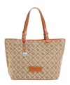 Dooney & Bourke's signature monogram quilting adorns this Macy's Exclusive tote.