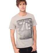 Age is just a number. With time on your side is this short sleeve t-shirt by Buffalo David Bitton.