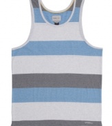 Make for the beach. This striped tank from O'Neill is ready to let the good times roll.