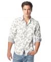 This INC International Concepts shirt can be dressed up or down for equally handsome looks.