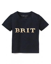 Featuring the brand's signature logo embroidery on the front, this classic crewneck tee from Burberry is a must.