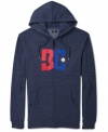 Keep your look stylin' and yourself warm in this solid hoodie by DC Shoes.