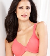 A new support system by Bali: The Passion for Comfort underwire bra offers complete support with a gentle wire and adjustable straps. Style #3383