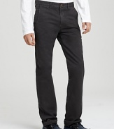 Your casual look, on a diet. This sleek, slim fit khaki pant streamlines your casual look with ease.