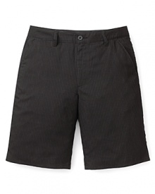 A comfortable stripe short from Travis Mathew.