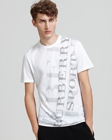 Burberry Sport's logo dashes across this sporty, basic tee.