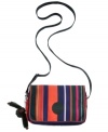 Be bold with this vibrant striped silhouette from Kipling that amps up the fun factor on any outfit. Made from durable nylon with a sturdy crossbody strap, it's perfect for trips out of town or an afternoon in the city.