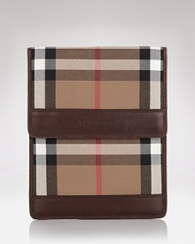 Hide your tablet in this protective sheath for a handsome and iconic everyday accent.