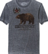 It's a bear market. Invest in cool summer style with this graphic t-shirt from 3rd & Army.