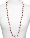 Sure to stun, this coral beaded necklace from Lauren by Ralph Lauren brings beach-inspired beauty to your neckline.