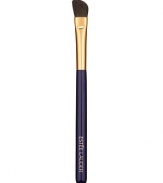 Angled brush sweeps on powder eyeshadow for all-over base application plus definition on the outer lid and crease. All Estée Lauder brushes are composed of the finest quality materials and are designed to ensure the highest level of makeup artistry. 