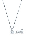 Have a heart. This pendant and earring set from Alex Woo makes simple, heartfelt gift -- lovely in striking sterling silver.