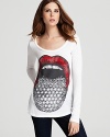 Lauren Moshi Tee - Bonnie Lips Graphic