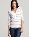 Super soft and chicly striped, this Splendid henley is an all-season essential.