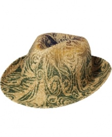 Sublime style. Go tropically tribal and add a modern touch with this straw fedora from Block Hats.