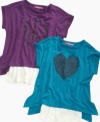 She can pop on over of these flowy popover tops from Epic Threads for an ultra-cute look for a sunny day.