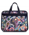 Dashing of to Dubai? Be sure to take along this travel-ready toiletry case from LeSportsac. Durable nylon is dressed up in a bold, bright pattern, while the spacious interior is outfitted with plenty of zip and snap compartments to easily stash all your essentials.