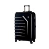 The 32 ultra-lightweight Victorinox Spectra™ travel case spinner boasts a crush-proof shell and an adjustable handle that accommodates travelers of different heights. The eight-wheel double caster system makes for a smooth ride, while the exterior raised ridges increase strength. Interior zippered mesh divider wall.