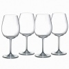 Marquis crystal is the casual side of Waterford--perfect for everyday use. Sold in sets of four. Shown from left to right - deep red wine, flute, white wine, red wine. Also available is the set of 4 all purpose goblets.