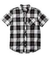 In a big, bold buffalo plaid, this shirt from O'Neill is a rugged take on your standard weekend rotation.