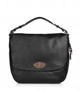 Lavish black Postmans Lock shoulder bag from Mulberry - Add instant luxe to the everyday with this leather bag - Small shoulder strap with turn lock closure - This must-have bag is great for everyday use