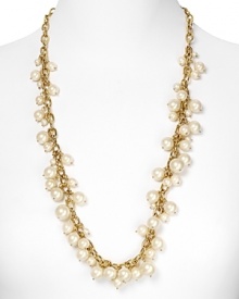 Carolee's layered take on pearls exemplifies classic, feminine elegance. Whether worn over a simple dress or crisp blouse, this accessory finishes with a flourish.