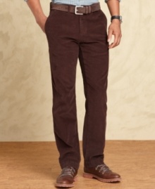 Add some texture to your wardrobe this fall with these corduroy pants from Tommy Hilfiger.