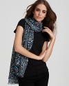 Give your look a wildly fashionable finish with this ultra-soft, luxe cashmere scarf from DIANE von FURSTENBERG.